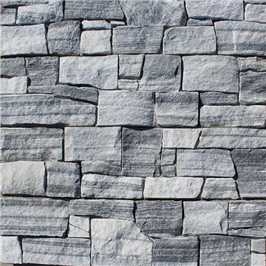 Grå kvartsitdekobeklädnadsstenar för väggar JRN-050