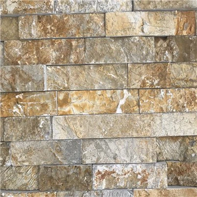 Gyllene kalksten för heminredning staplade paneler JRE-100
