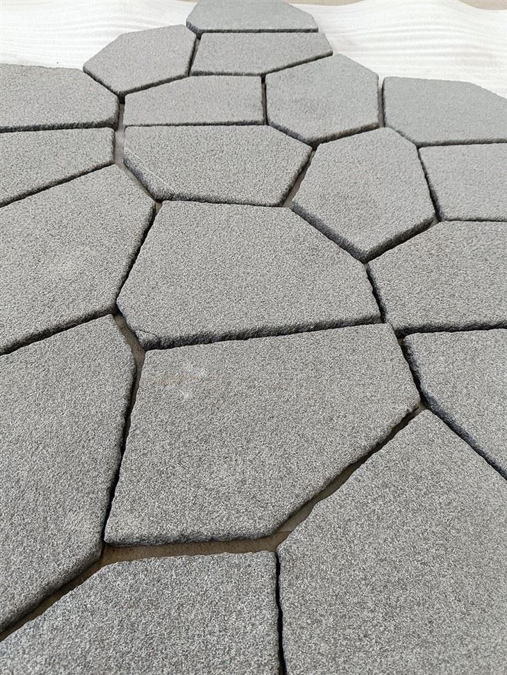 Black Granite Paver Landscape Tile Flagstone JRL-037