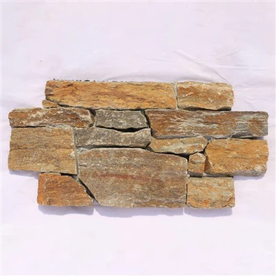 Interlocking Natursten Väggpanel Exteriör Rostig Quartzite JRD-049