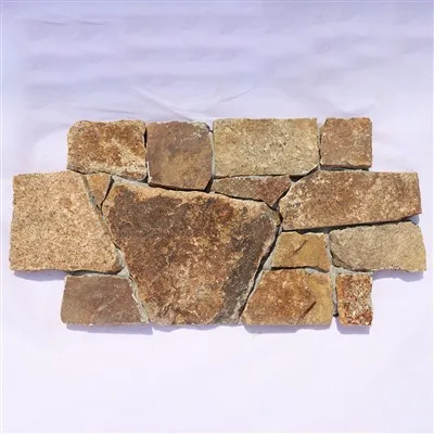 Interlocking Stone Faner Rusty Quartzite JRD-058